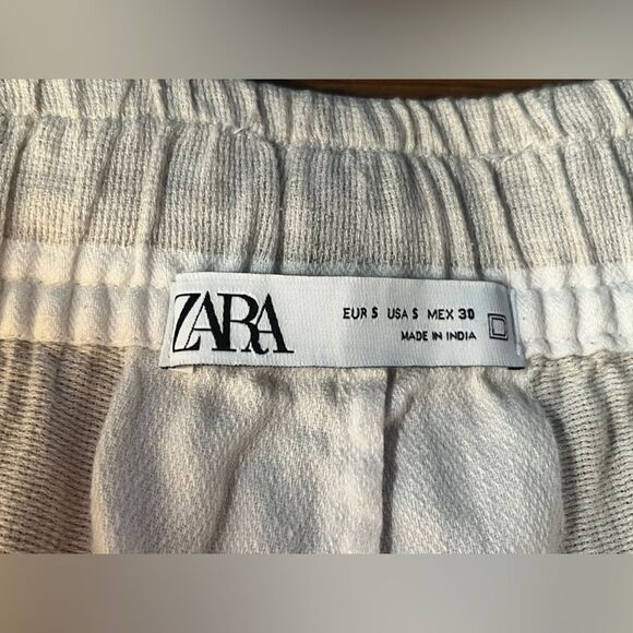 Zara linen and cotton blend Bermuda shorts size small - Picture 7 of 7